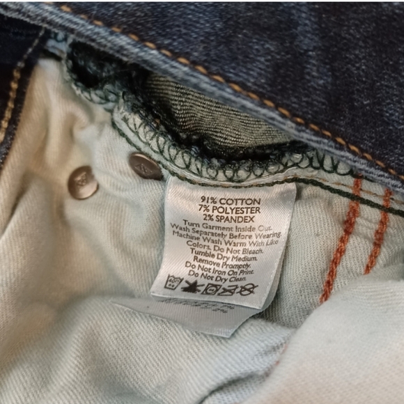 Eddie Bauer Specialy Dyed Straight Blue Jeans - Picture 9 of 12